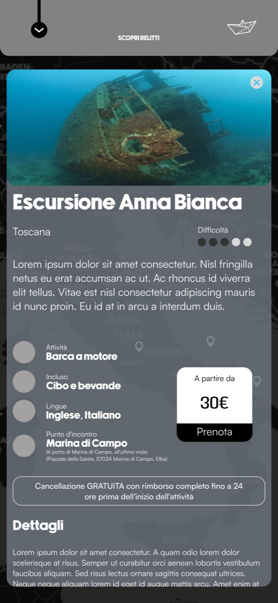 Versione mobile: scheda escursione