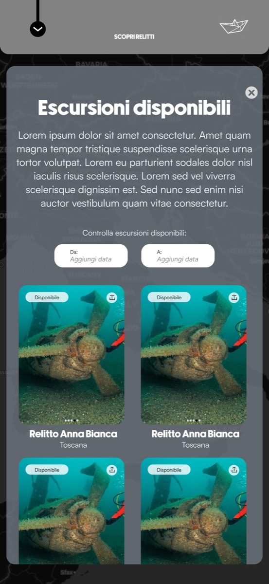 Versione mobile: escursioni