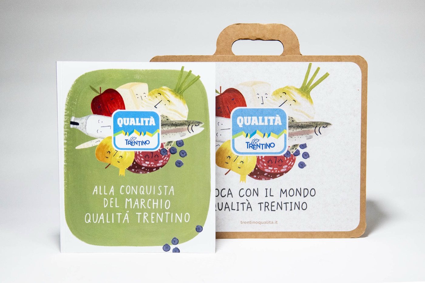 Le valigette di Qualità Trentino aperte